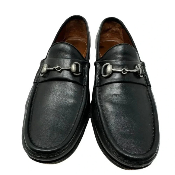 Allen Edmonds Verona II Italy Black Horse-Bit Loafer - Picture 2 of 15